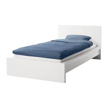 1-Yr Old White Twin Bed and Mattress