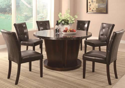 103780-772 Milton Real Marble 5pc Dining Set