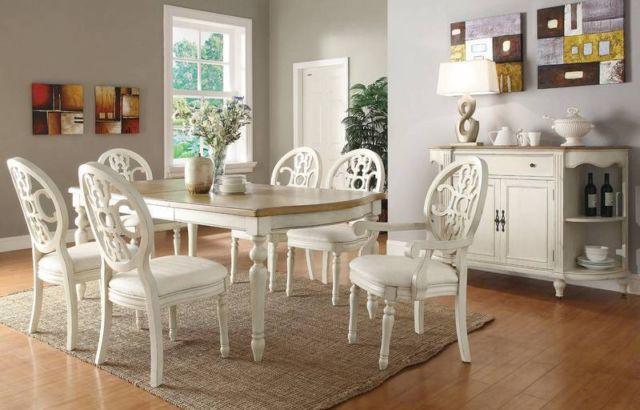 104241-42-43 Rebecca 7pc Traditional Dining Set by Coaster