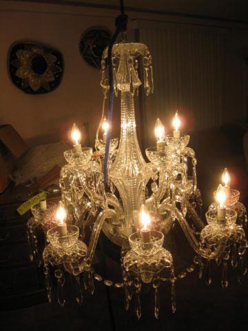12-arm Waterford Powerscourt chandelier