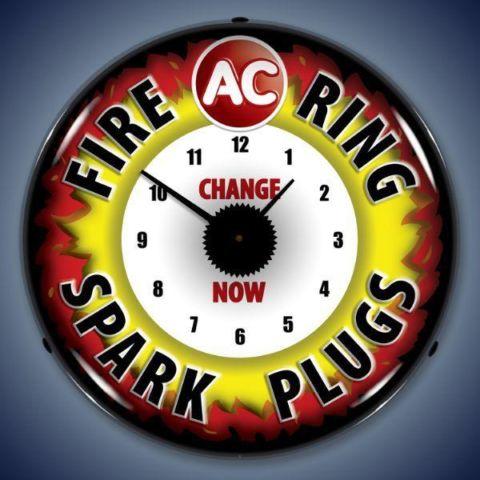 15% OFF Collectible AC Spark Plugs BackLit Clock - New from Dealer