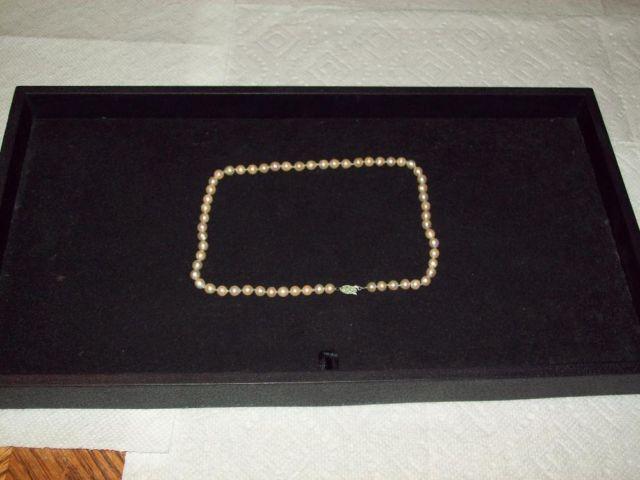 16 INCH BAROQUE PEARL NECKLACE 14K GOLD CLASP $150.00 917-701-3862
