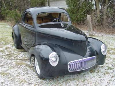 1940-1941 Willys Pro-Street Coupe Stage 3 Rolling Chassis and Body
