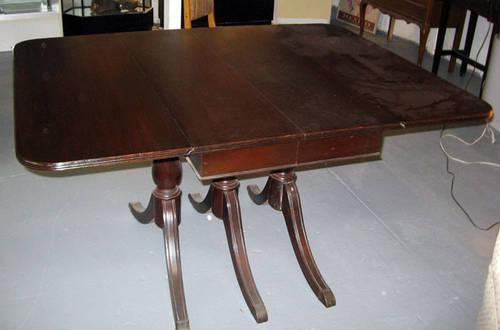 1940s Mahogany Folding Side Table