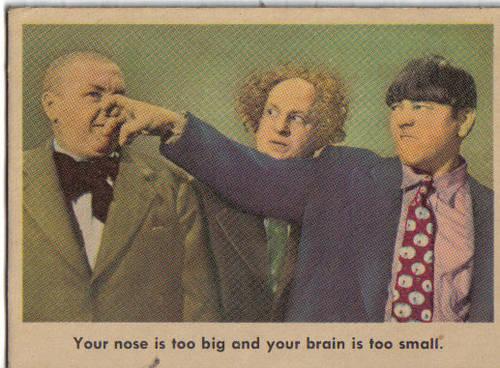 1959 Fleer - The 3 Three Stooges Card #14