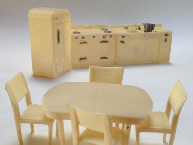 1960s Marx dollhouse furniture, 45 pieces, some hard to find