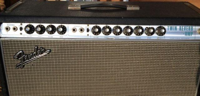 1968 Silver Face Fender Twin Reverb Amp