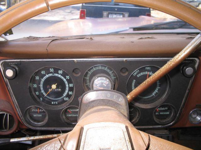 1972 Chevy Cheyenne Instrument panel