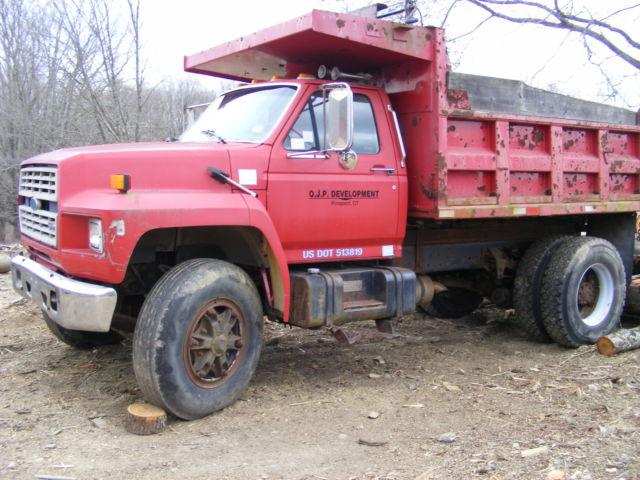 1980 Chevy 30 series dump truck Blue