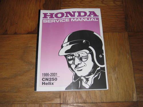 1986-2001 Helix 250 CN250 Service Shop Repair Manual Part# 61KS411
