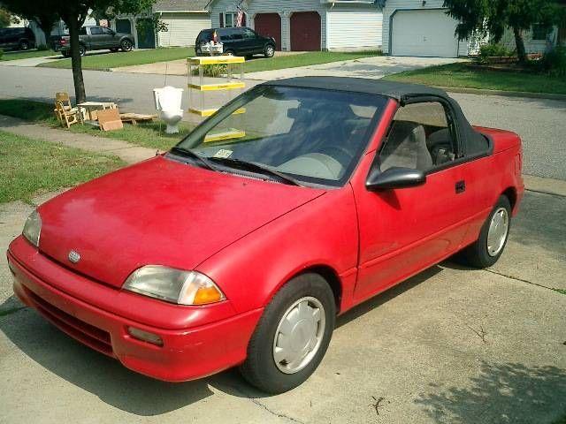 1993 Geo Metro Convertible, rust free, new top, 5 speed, a/c, good eng