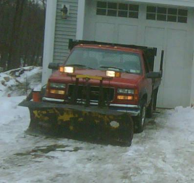 1995 chevy k2500 flatbed with fisher plow