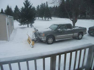 1999 GMC Sierra Extended Cab SLT 4x4 with Fisher Snow Plow