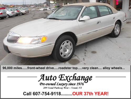 1999 Lincoln Continental *** Roadster top *** Low miles