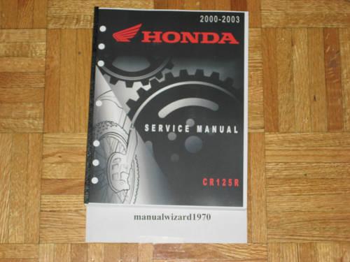 2000-2003 CR125R CR125 CR 125 Service Shop Repair Manual Part# 61KZ463