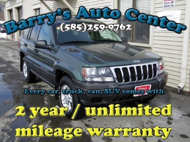 2002 Jeep Grand Cherokee 4WD w 2yr Unlimited Mileage Warranty $122/mo!