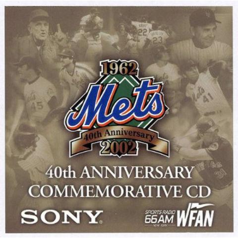 2002 METS 40th ANNIVERSARY COMMEMORATIVE CD Sony/WFAN: NEW! SEALED!