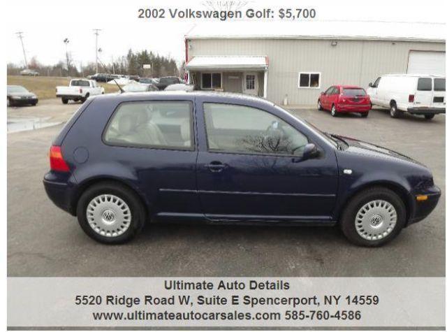 2002 Volkswagen Golf Hatchback - 30600 original miles -