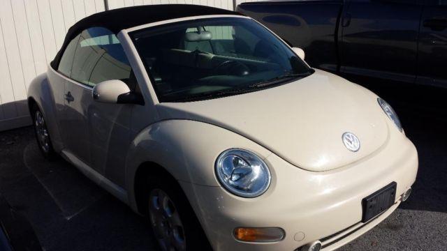 2003 Volkswagon Beetle Conv. white - $4500 (Newburgh )