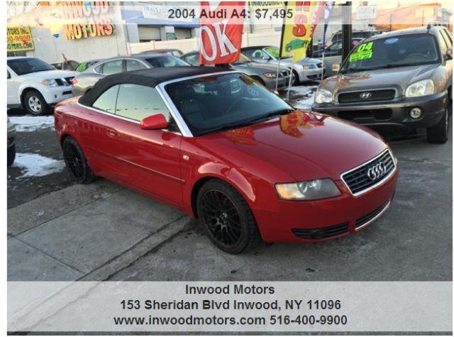 2004 AUDI A4 1.8T CONVERTIBLE * YOU WORK YOU DRIVE* FREE WARRANTY!!!!!