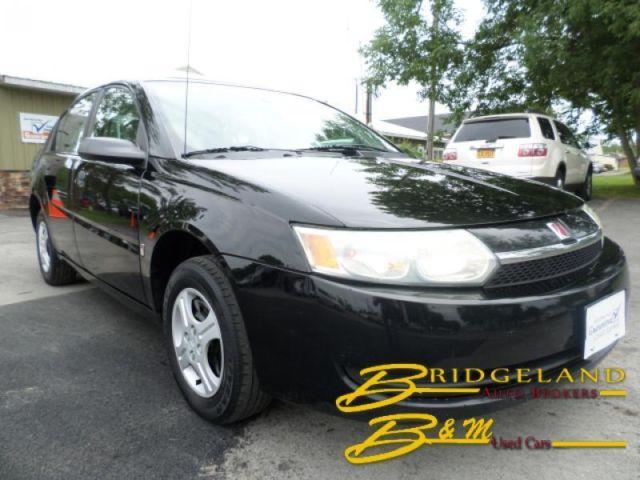 2004 Saturn Ion ONE OWNER BLACK WITH SUNROOF GREAT CONDITION