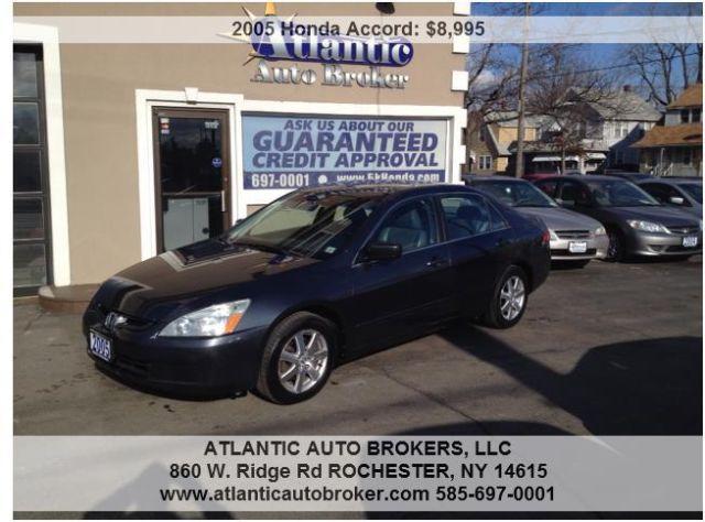2005 HONDA ACCORD EX AT with XM Radio, Leather, Loaded, We Finance!