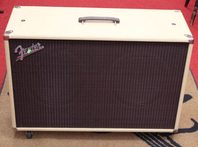 2006 Fender Supersonic 2x12 Blonde/Oxblood Speaker Cabinet