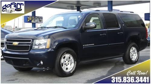2007 Chevrolet Suburban LT 4x4-Leather-2nd Row Buckets-Tow-Moonroof