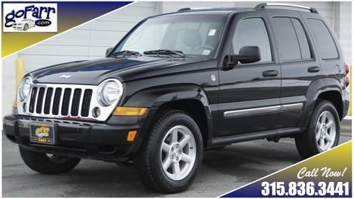 2007 JEEP LIBERTY LIMITED 4X4-POWER LEATHER SEATS-FULLY SERVICED-SAVE!