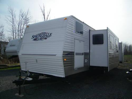 2007 Keystone Springdale 38ft Camper With 2 Bunks