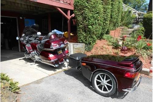2008 Honda Gold Wing Motorcycle with Color Matching Trailer