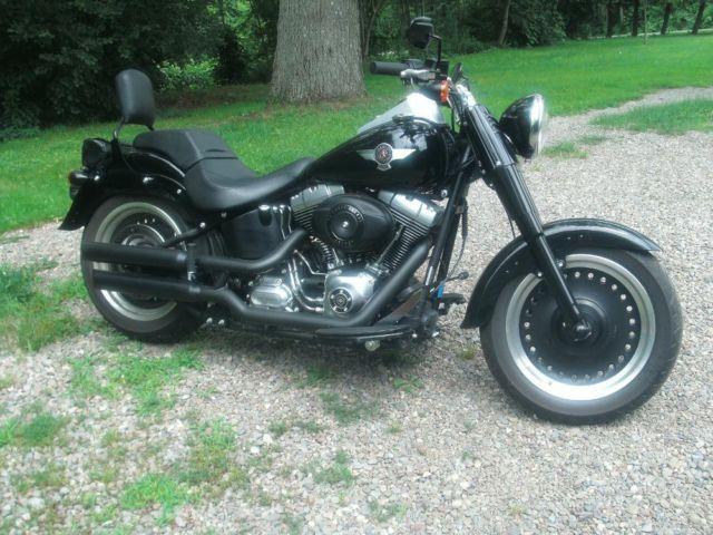 2010 Harley Davidson Fatboy Low Black 585 miles