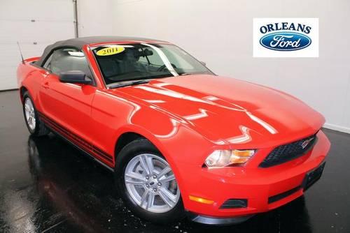 2011 Ford Mustang 2D Convertible V6