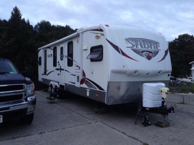 2011 Sabre 34ft travel trailer by Forest River