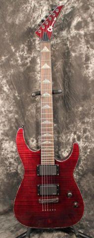 2012 Charvel Desolation DX-1 ST Transparent Red Electric Guitar