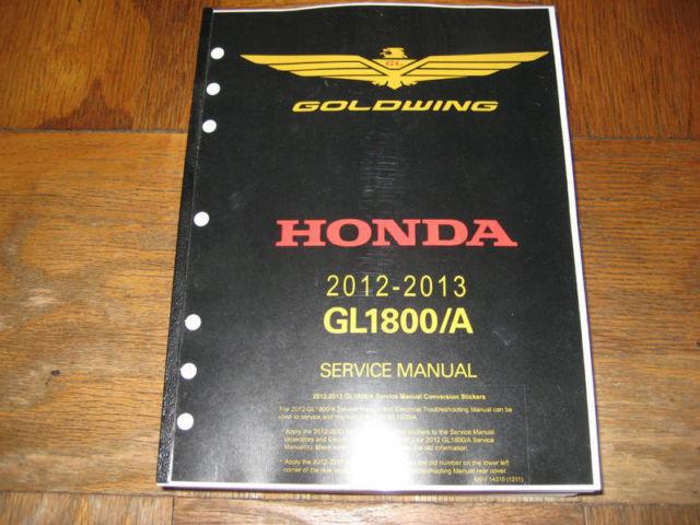 2013 Goldwing F6B GL1800B GL1800BD Service Manual Part# 61MCA62