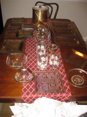 32 pieces of Georges Briard glass