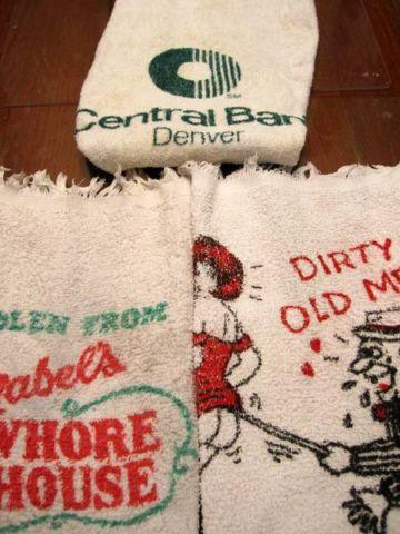 3 Vintage Guest Towels