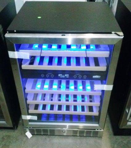 46 Bottle Capacity Dual Zone Built In Wine Cooler BRAND NEW!