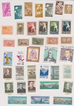 60 Mint stamps all different for sale