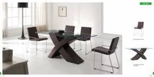 6189 Modern Glass Dining Room Set by ESF