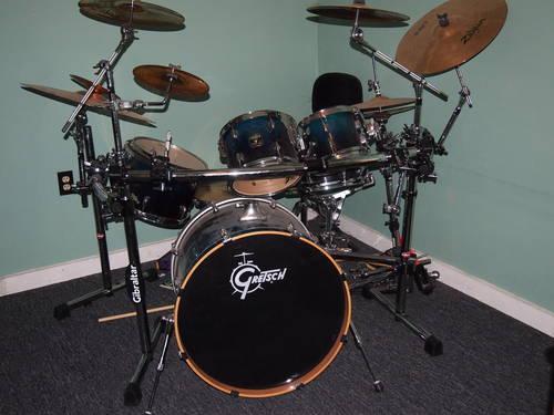 6 Piece Gretsch Catalina Ash with Rack and Cymbals