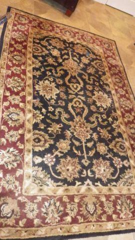 9X12 wool & Rayon Area Rug, made in India