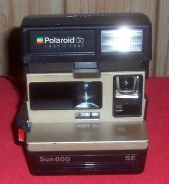 A Polaroid 600 Instant Camera