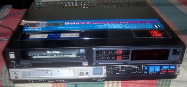 A Sony BETA VCR