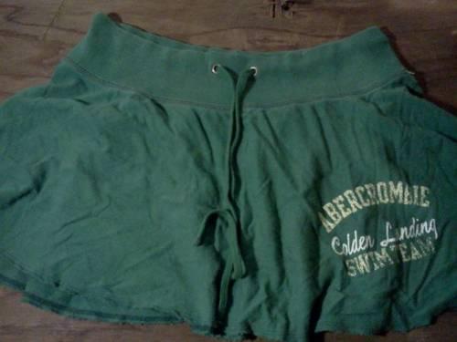 Abercrombie Green Cotton Skirt