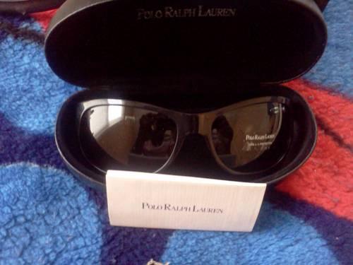 all black Polo Ralph Lauren sunglasses