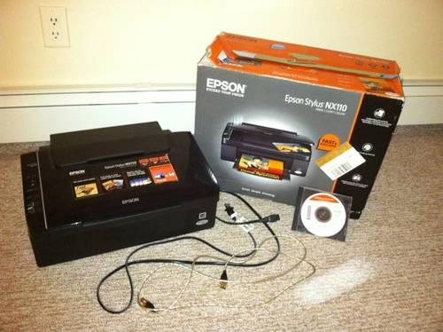 All In One Printer for sale by Epsom w/ ink + wires