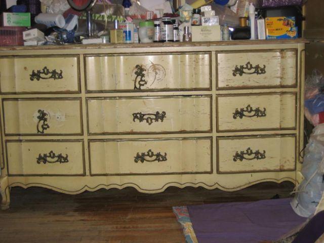 All Wood Dresser, 9 Drawers - used