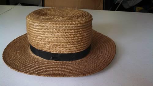 Amish straw hat